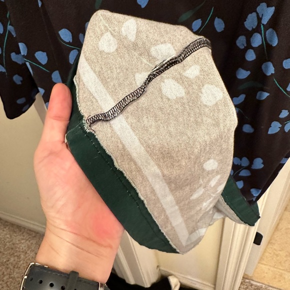 Kate Spade black printed long sleeve dress. Size L. - Picture 5 of 6